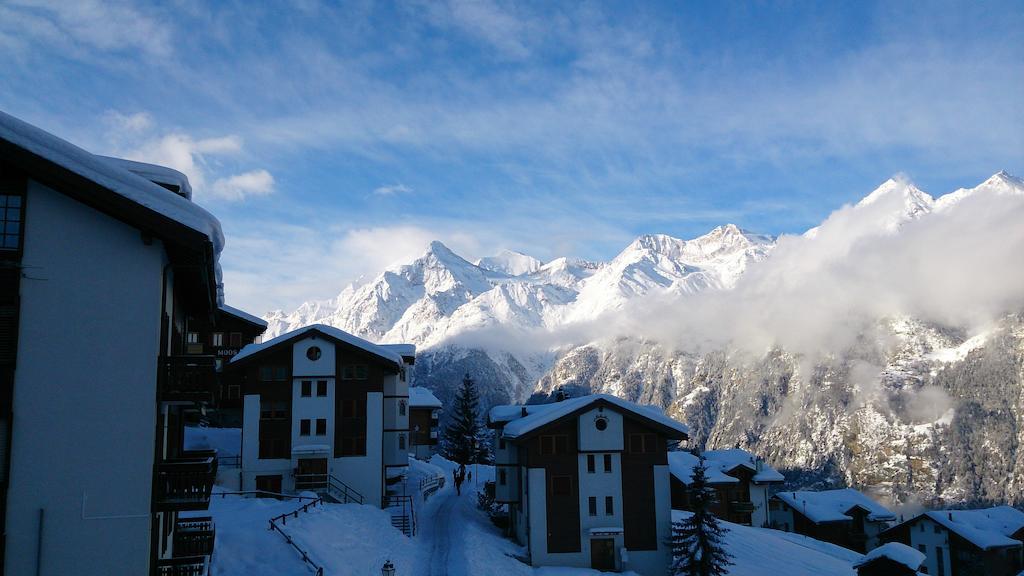 Appartement In 1700M Mit Traumblick Grächen Dış mekan fotoğraf