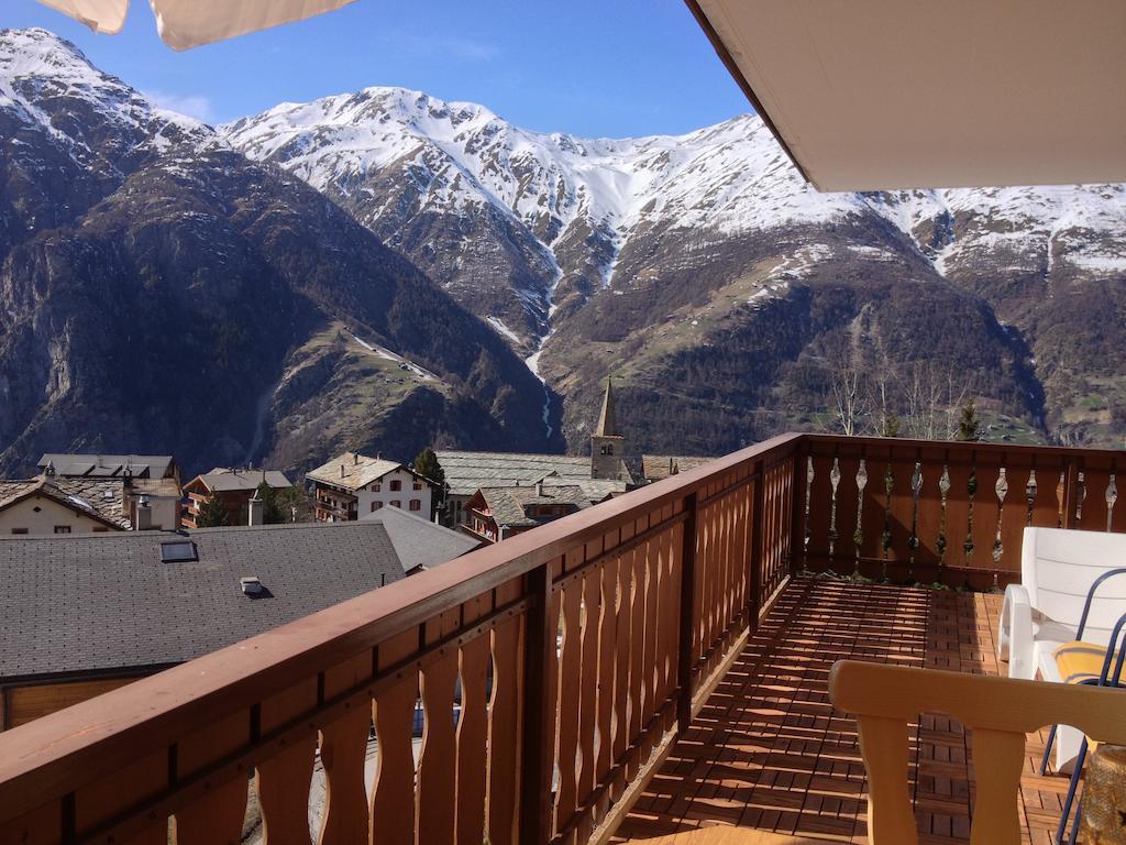 Appartement In 1700M Mit Traumblick Grächen Dış mekan fotoğraf