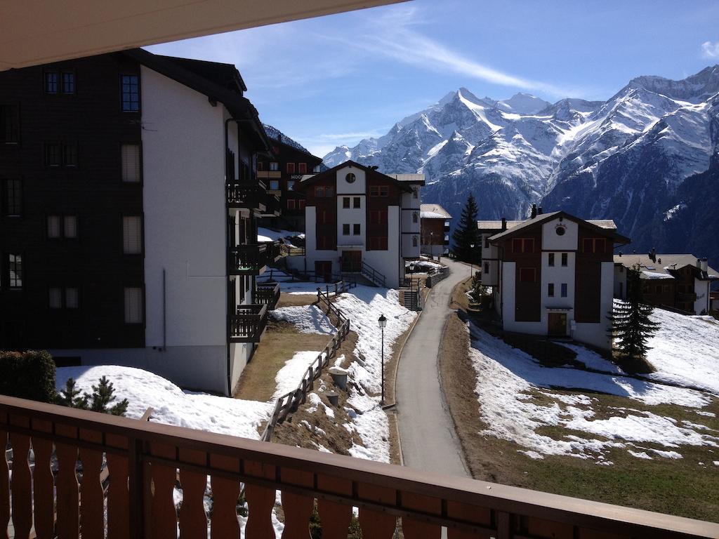 Appartement In 1700M Mit Traumblick Grächen Dış mekan fotoğraf