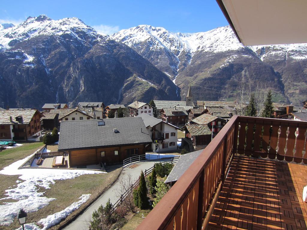Appartement In 1700M Mit Traumblick Grächen Dış mekan fotoğraf