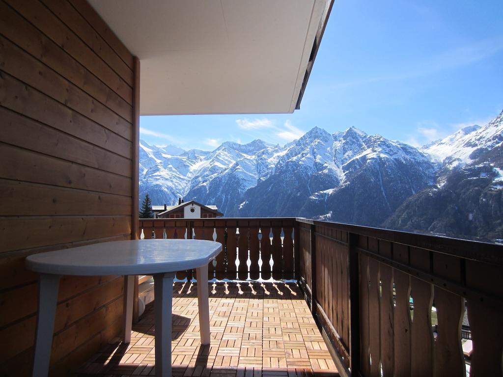 Appartement In 1700M Mit Traumblick Grächen Dış mekan fotoğraf