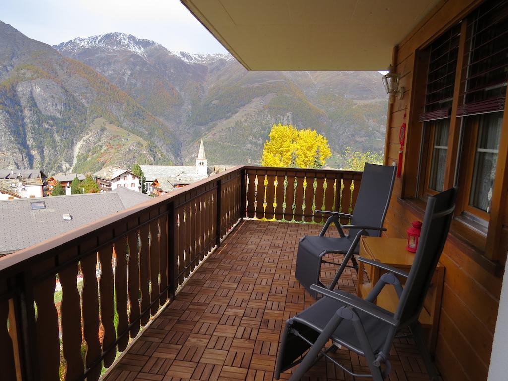 Appartement In 1700M Mit Traumblick Grächen Dış mekan fotoğraf